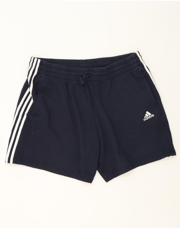 Pantaloncini sportivi da uomo Adidas 2XL cotone blu navy