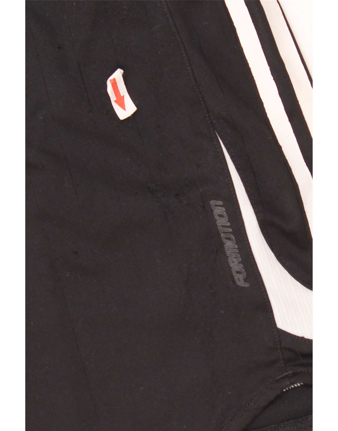 Pantaloncini sportivi grafici da uomo Adidas Medium Black Colourblock in poliestere