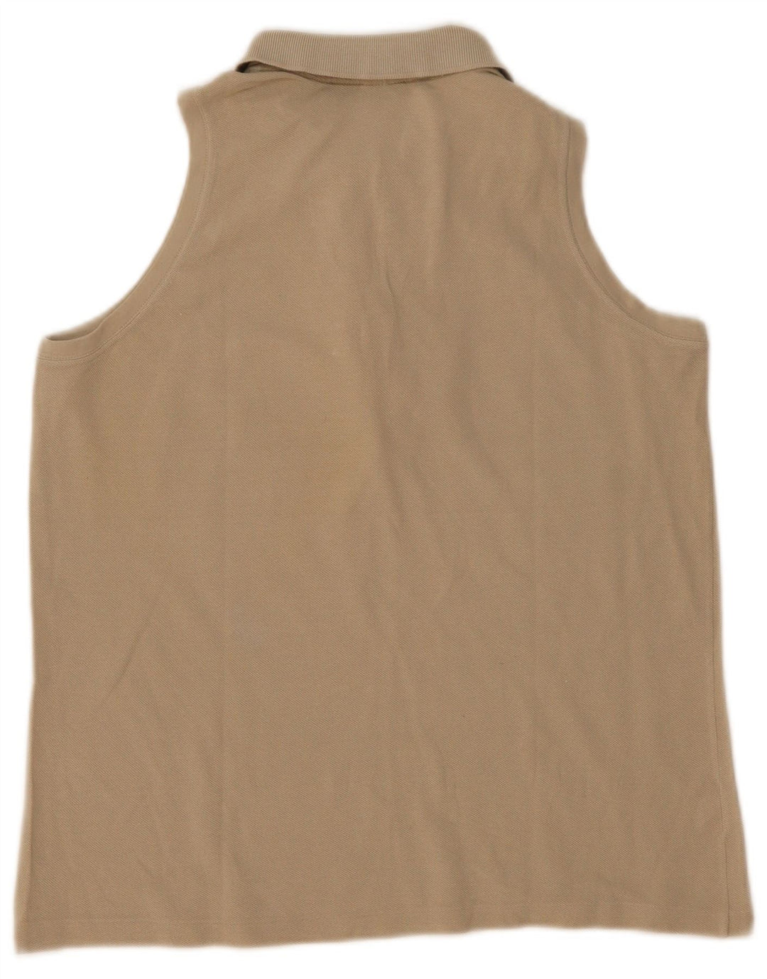 Polo senza maniche da donna Lacoste taglia 44 grande beige