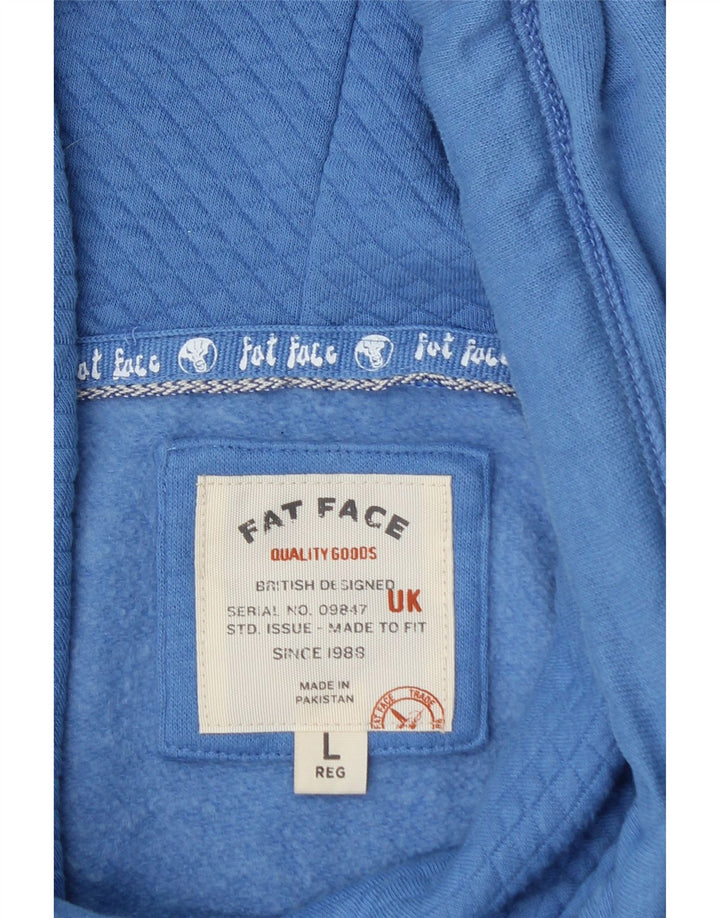 Felpa con cappuccio da uomo FAT FACE grande in cotone blu