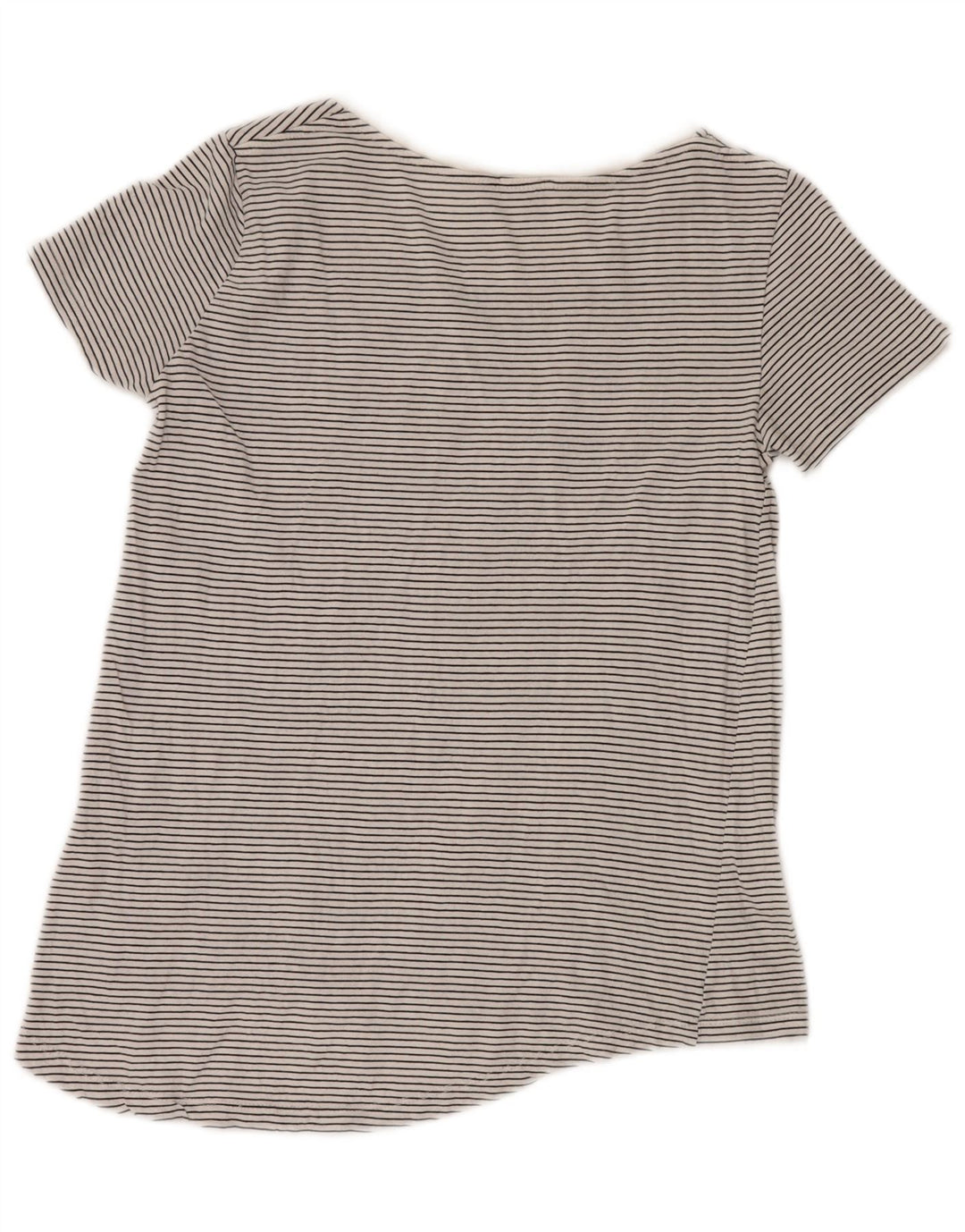 T-shirt da donna ZARA Top UK 10 piccola grigia gessata