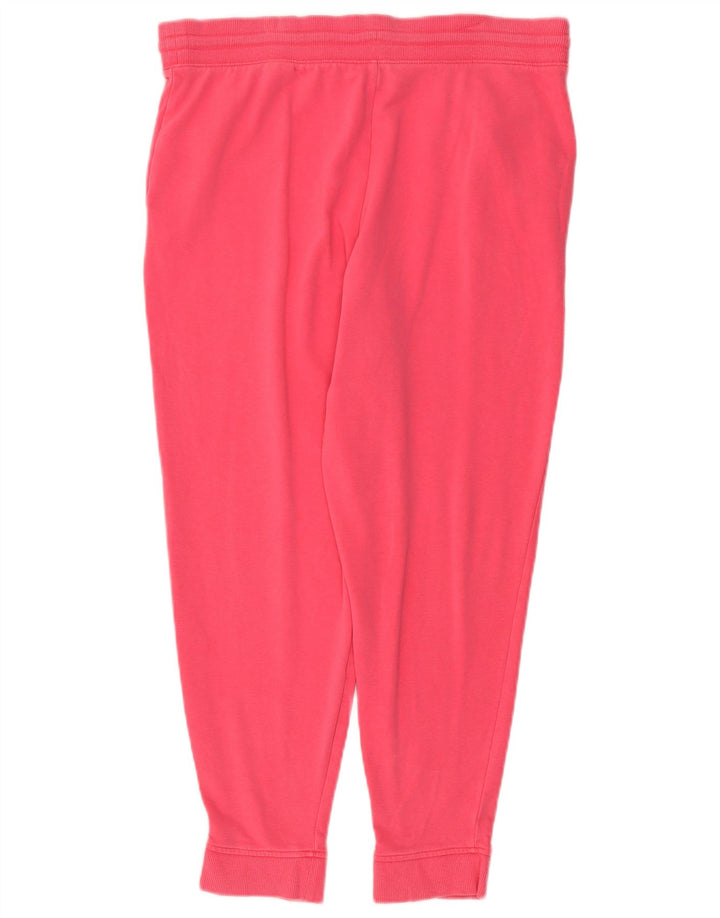 MARKS & SPENCER Pantaloni da tuta da donna Joggers UK 16 Large Rosa Cotone