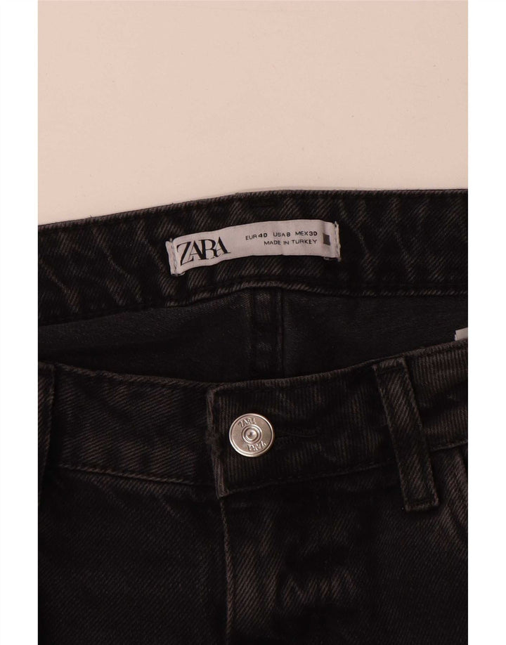 Jeans dritti da donna Zara EU 40 medio W30 L29 cotone grigio