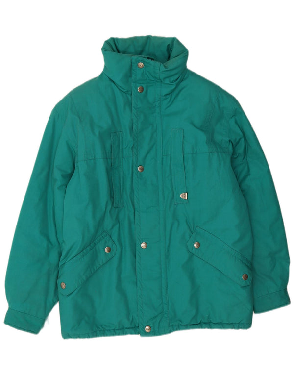 Giacca imbottita con cappuccio Fila Uomo IT 46 Small Verde Poliestere