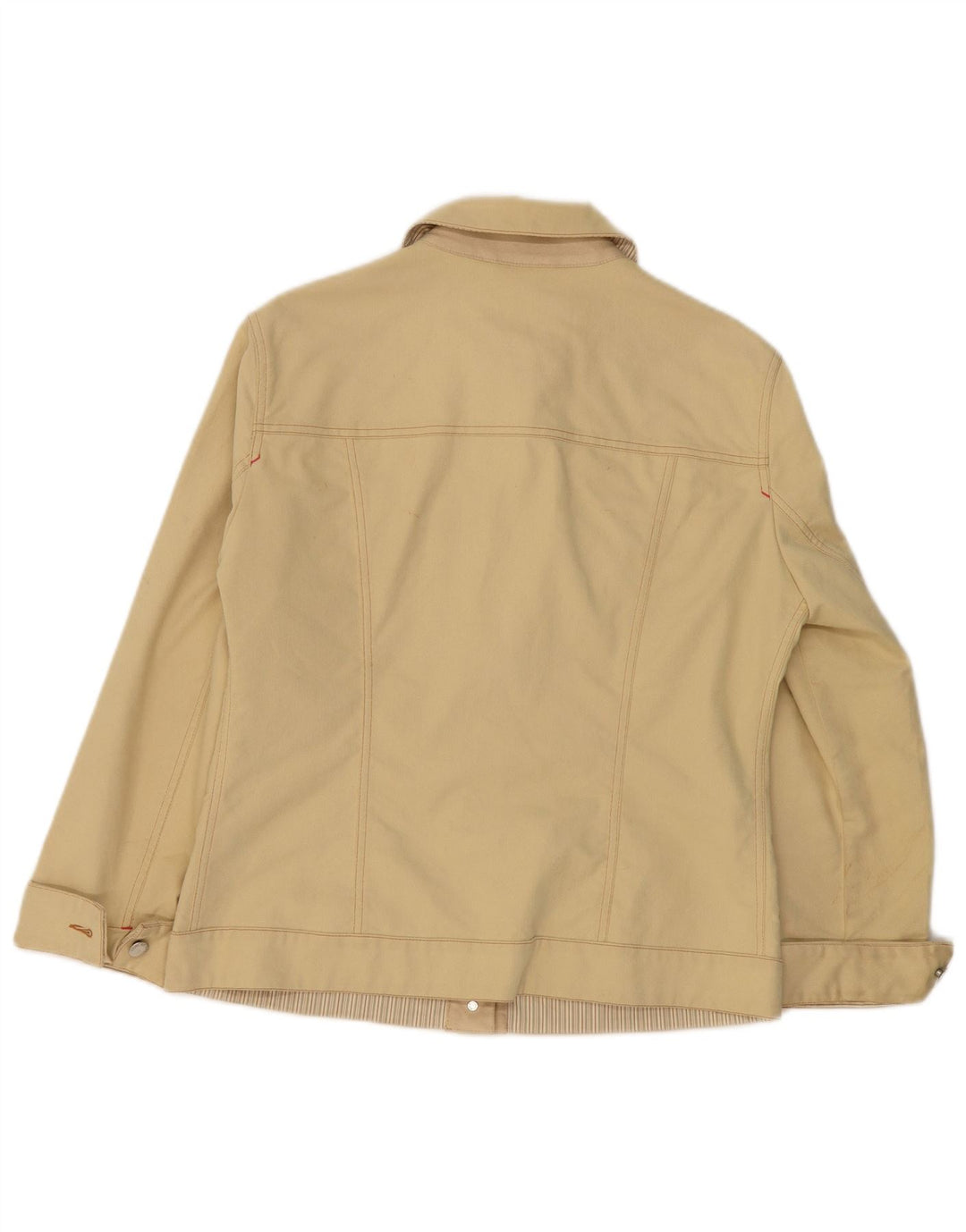 Giacca in denim da yachting da donna PAUL & SHARK UK 16 grande cotone giallo