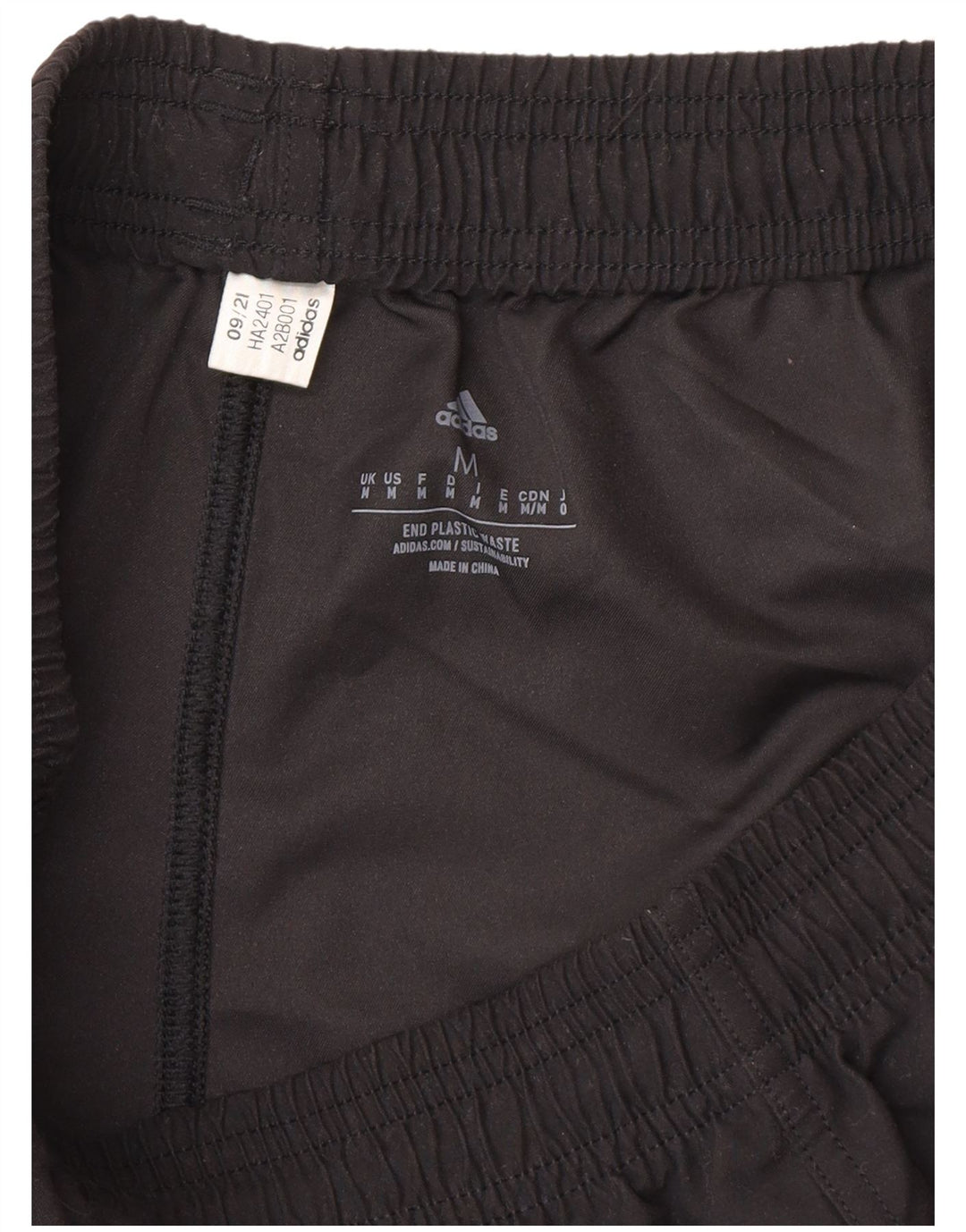 Pantaloncini sportivi Adidas Aeroready Graphic da uomo in poliestere nero medio