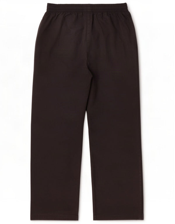 Adidas Pantaloni da tuta da uomo grandi sportivi in poliestere nero