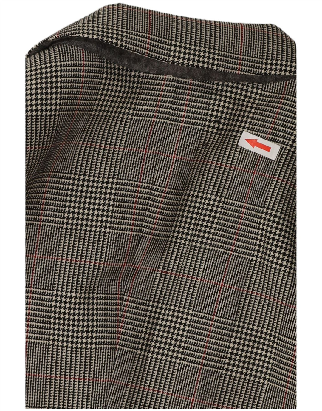 Giacca blazer da uomo a 3 bottoni VINTAGE UK 38 pied de poule grigio medio