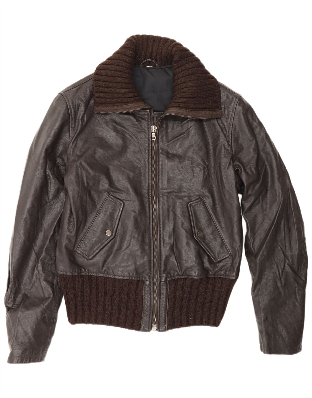 Giubbotto Bomber in Pelle da Uomo Gazzarrini IT 50Grande Pelle Nera