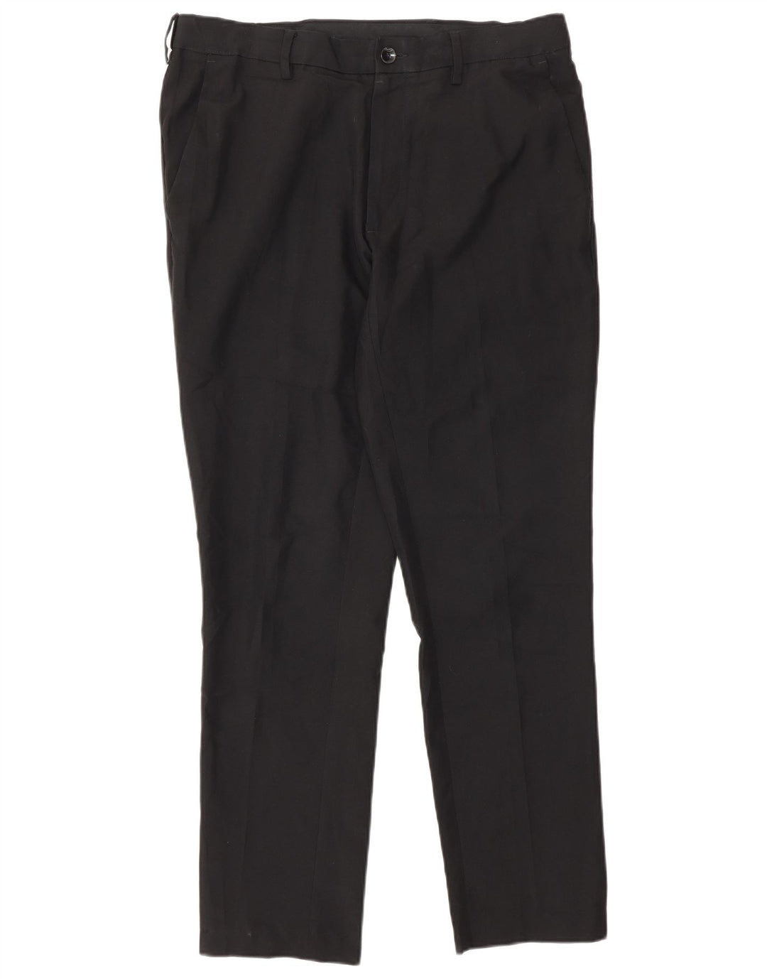 Pantaloni chino slim fit da uomo Marks & Spencer W32 L29 poliestere nero