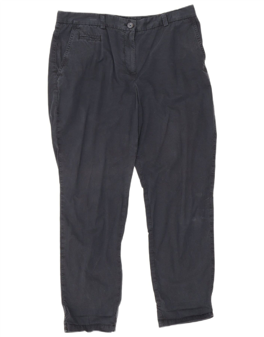 Pantaloni chino da donna Marks & Spencer UK 12 medi W32 L26 Blu navy