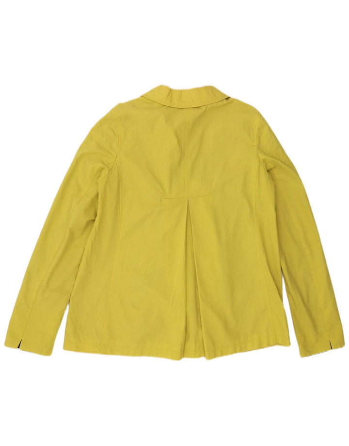 Cappotto da marinaio da donna Hobbs UK 12 cotone giallo medio