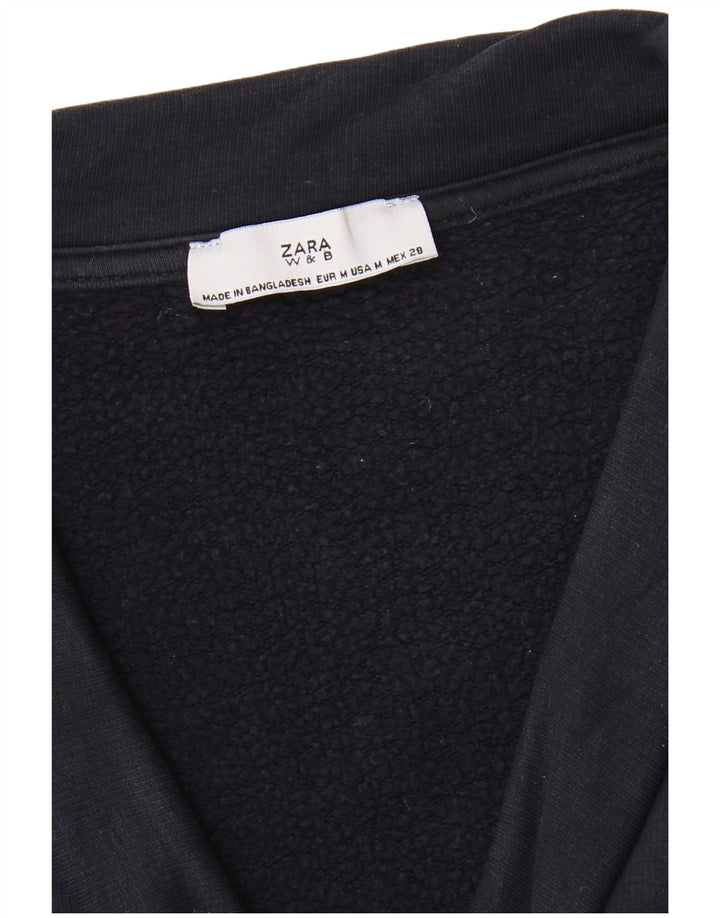 Felpa oversize da donna Zara UK 14 medio blu navy