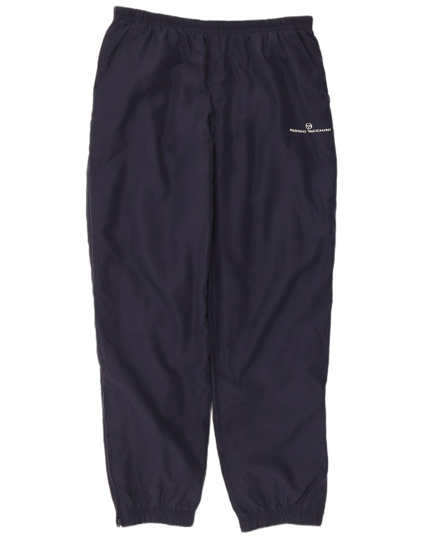 Sergio Tacchini Pantaloni da tuta da uomo Joggers XL Blu Navy Poliestere