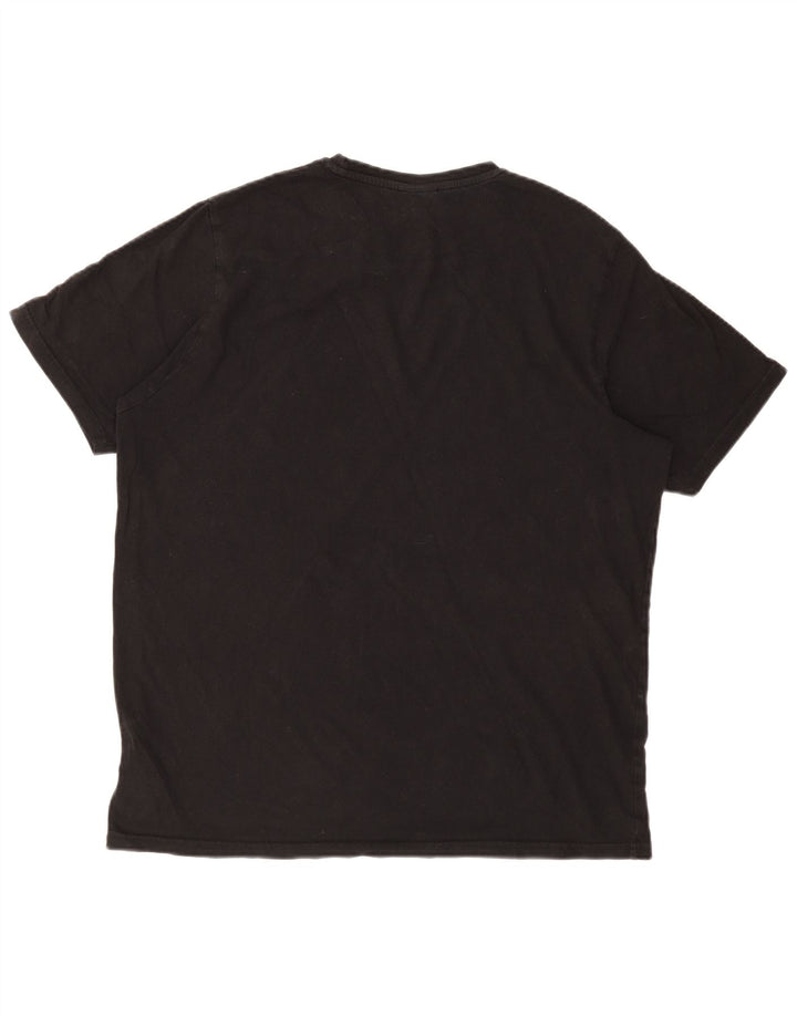 T-shirt grafica da uomo ELLESSE Top XL in cotone nero