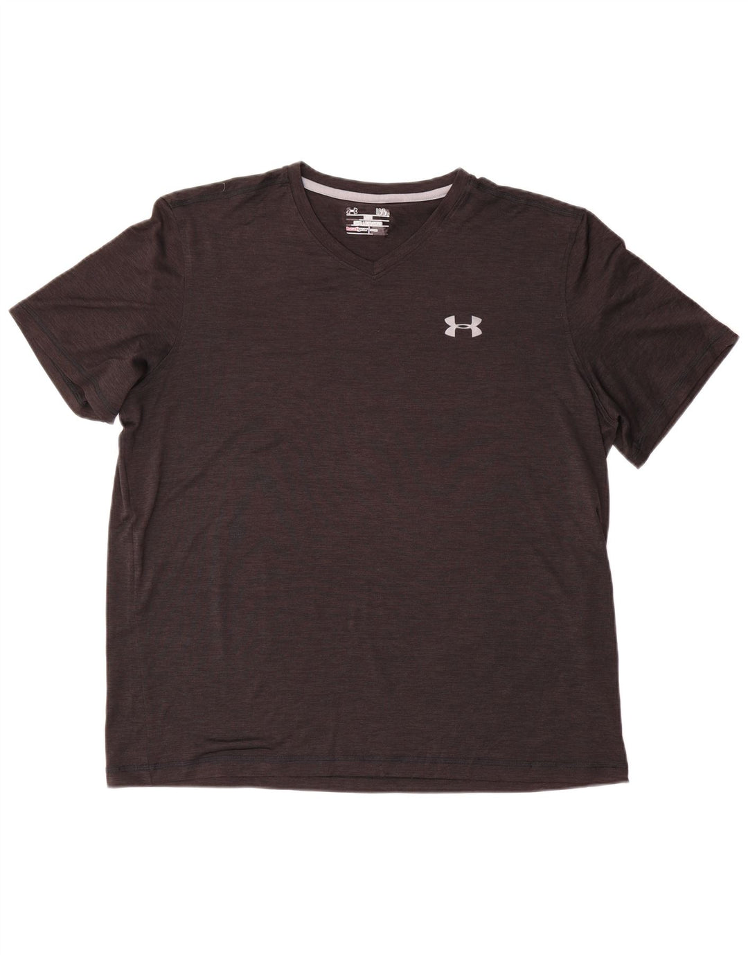 T-shirt a maniche corte da uomo Under Armour Top grande nera screziata