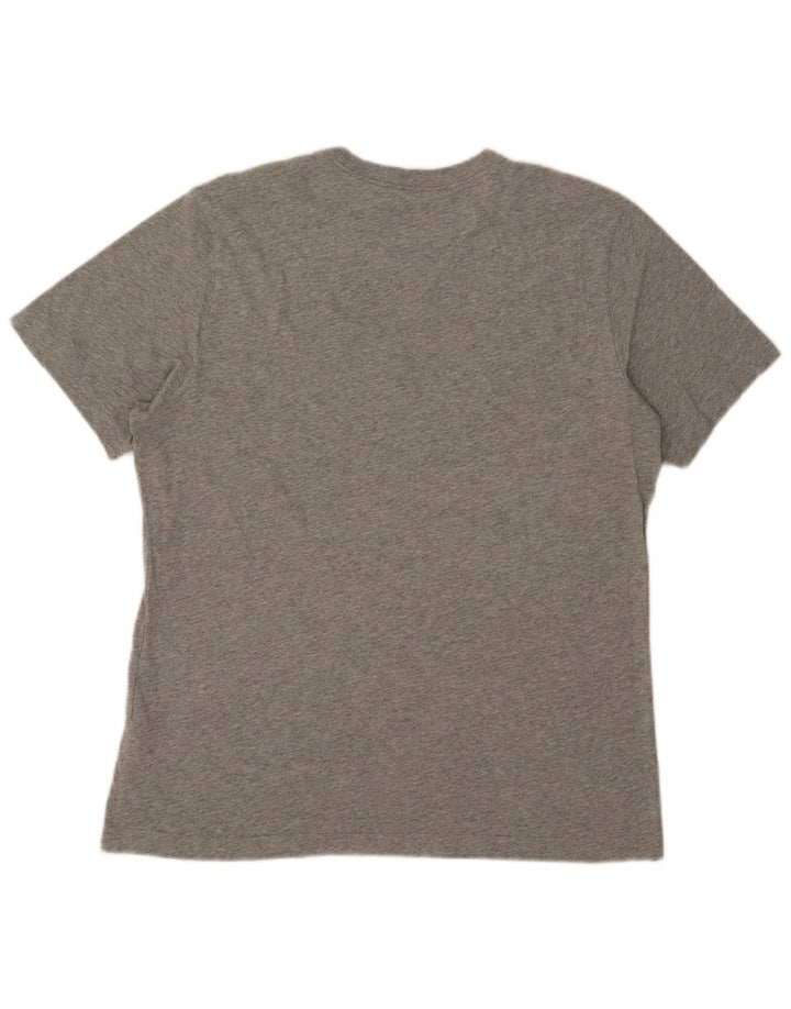 T-shirt grafica da uomo Nike Top in cotone grigio medio