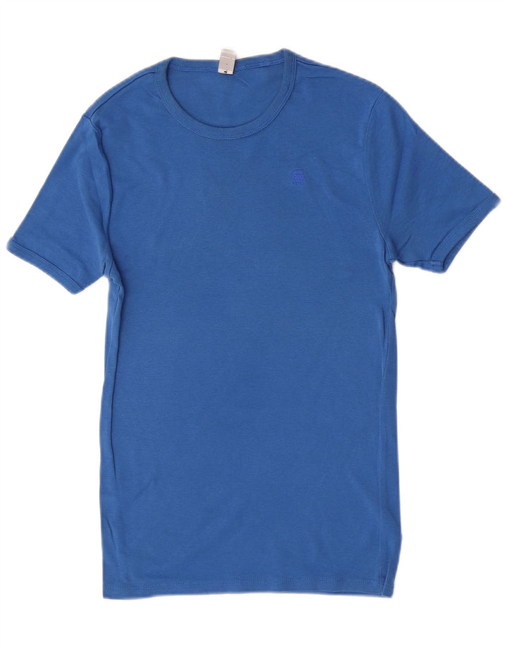 T-shirt da uomo G-Star Top piccola in cotone blu