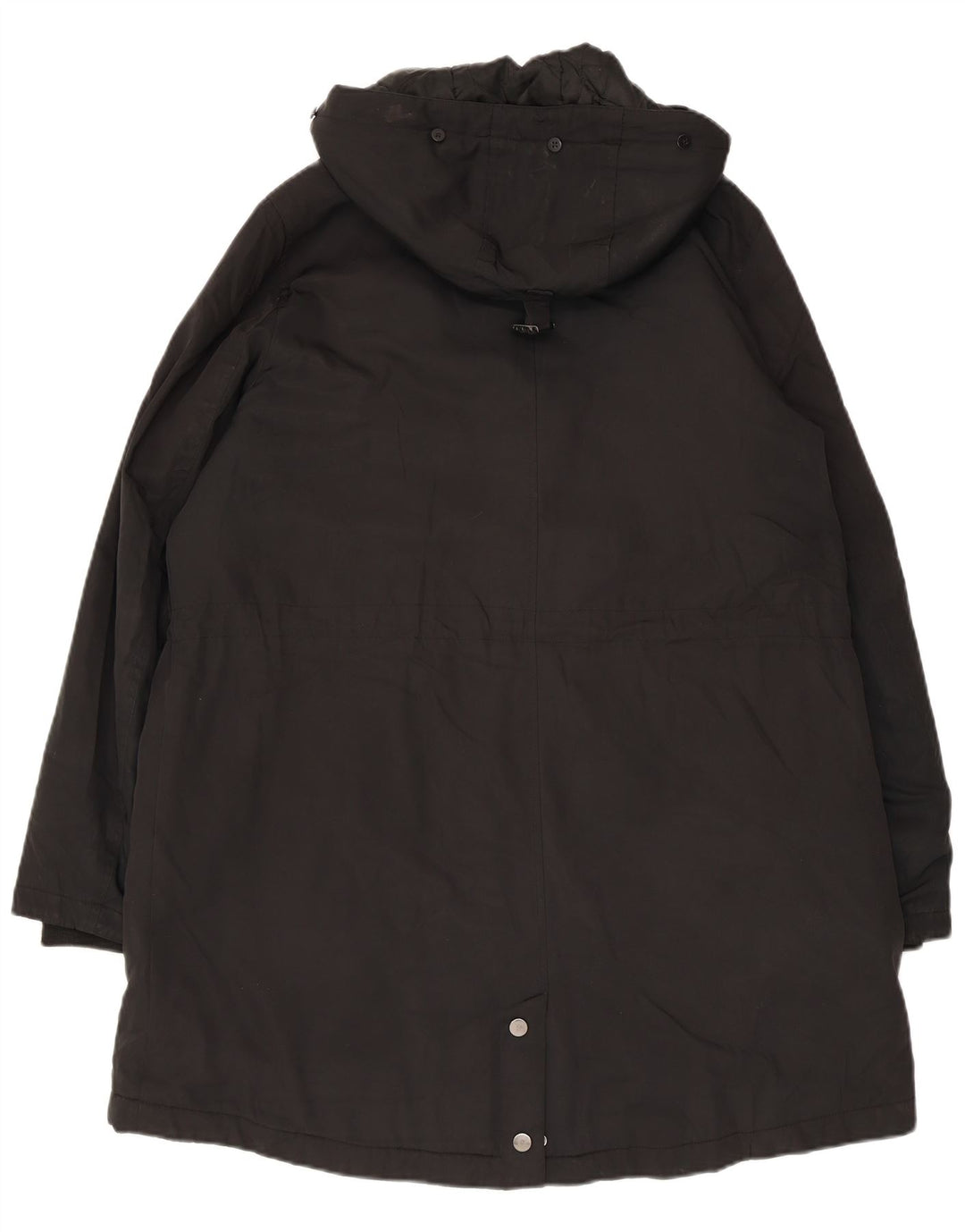 Giacca Parka con cappuccio da donna Marks & Spencer UK 16 grande poliestere nero