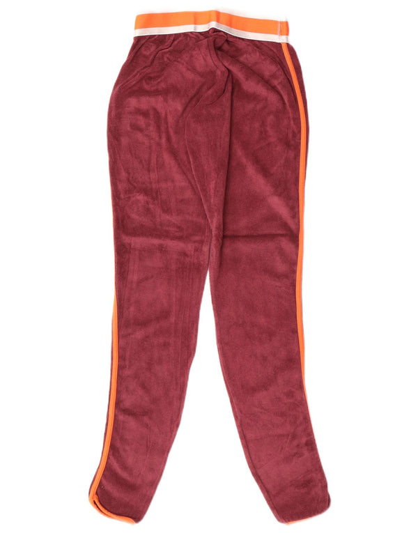 Pantaloni della tuta da donna Puma UK 10 piccoli bordeaux