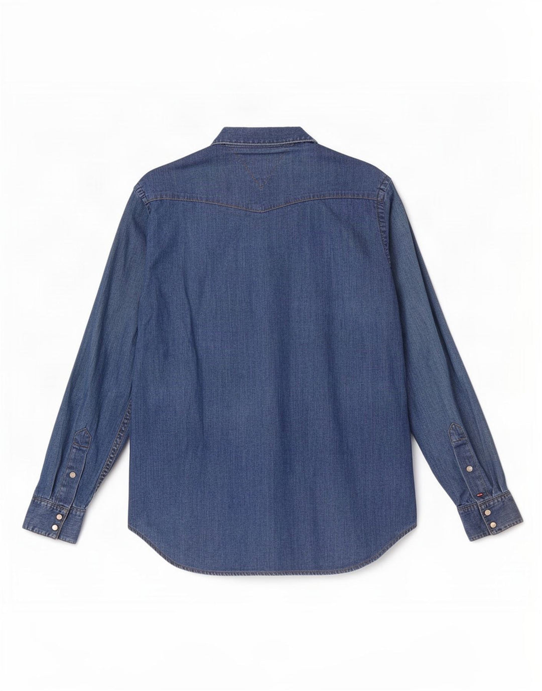 Camicia di jeans da uomo Tommy Hilfiger XL in cotone blu