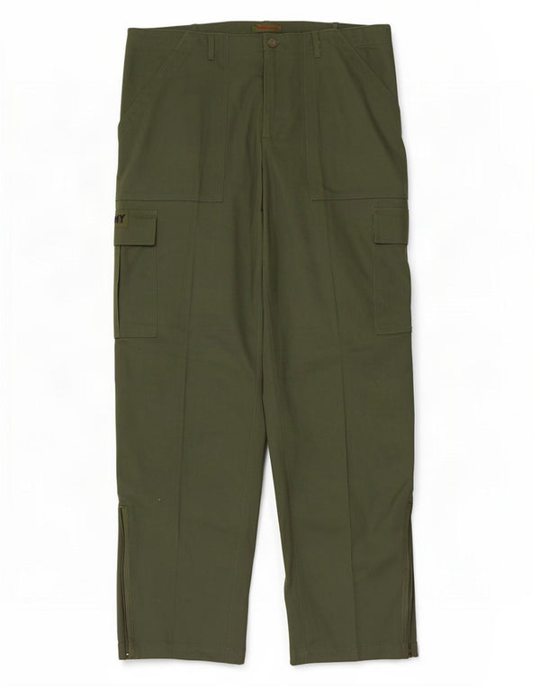 Pantaloni cargo dritti da uomo Univers EU 54 2XL W42 L35 cotone kaki