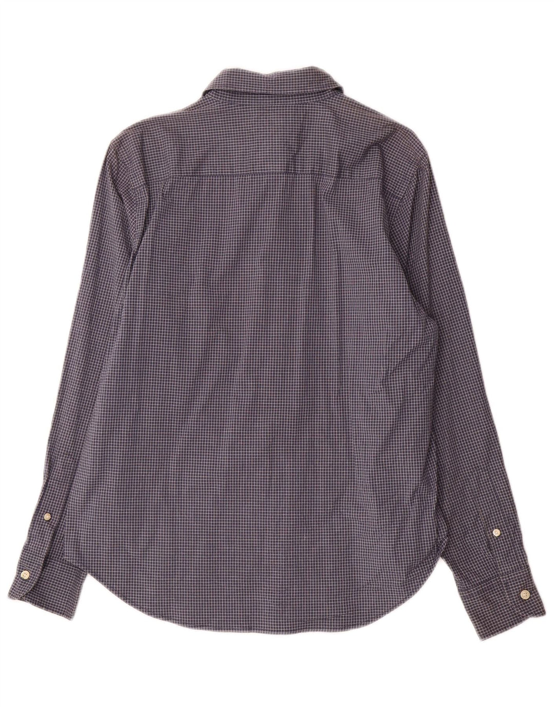 Camicia da donna Ralph Lauren US 12 grande cotone a quadri blu navy