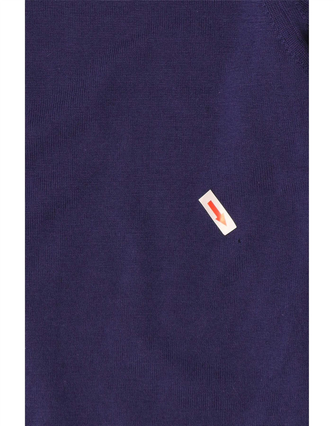 Maglione Zara da uomo con scollo a V in lana viola medio