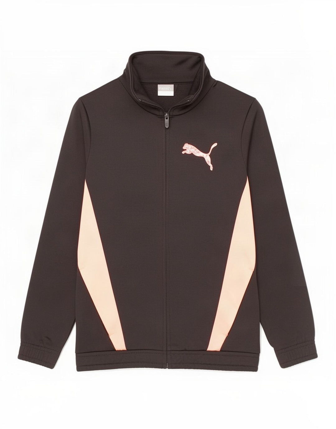 Giacca da tuta grafica da ragazzo Puma 9-10 anni Colorblock nera