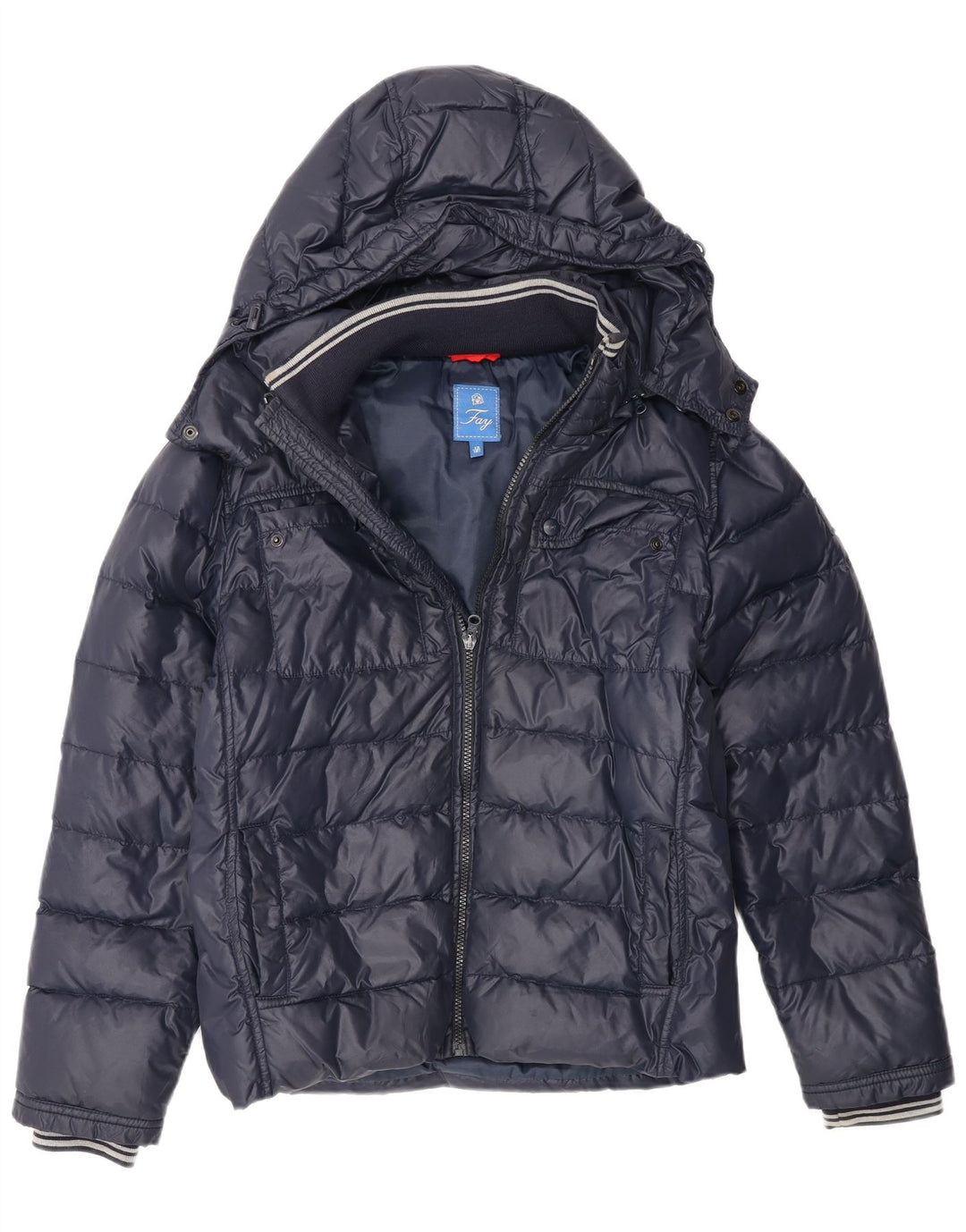 Piumino con cappuccio per bambina Fay 12-13 anni Blu Navy