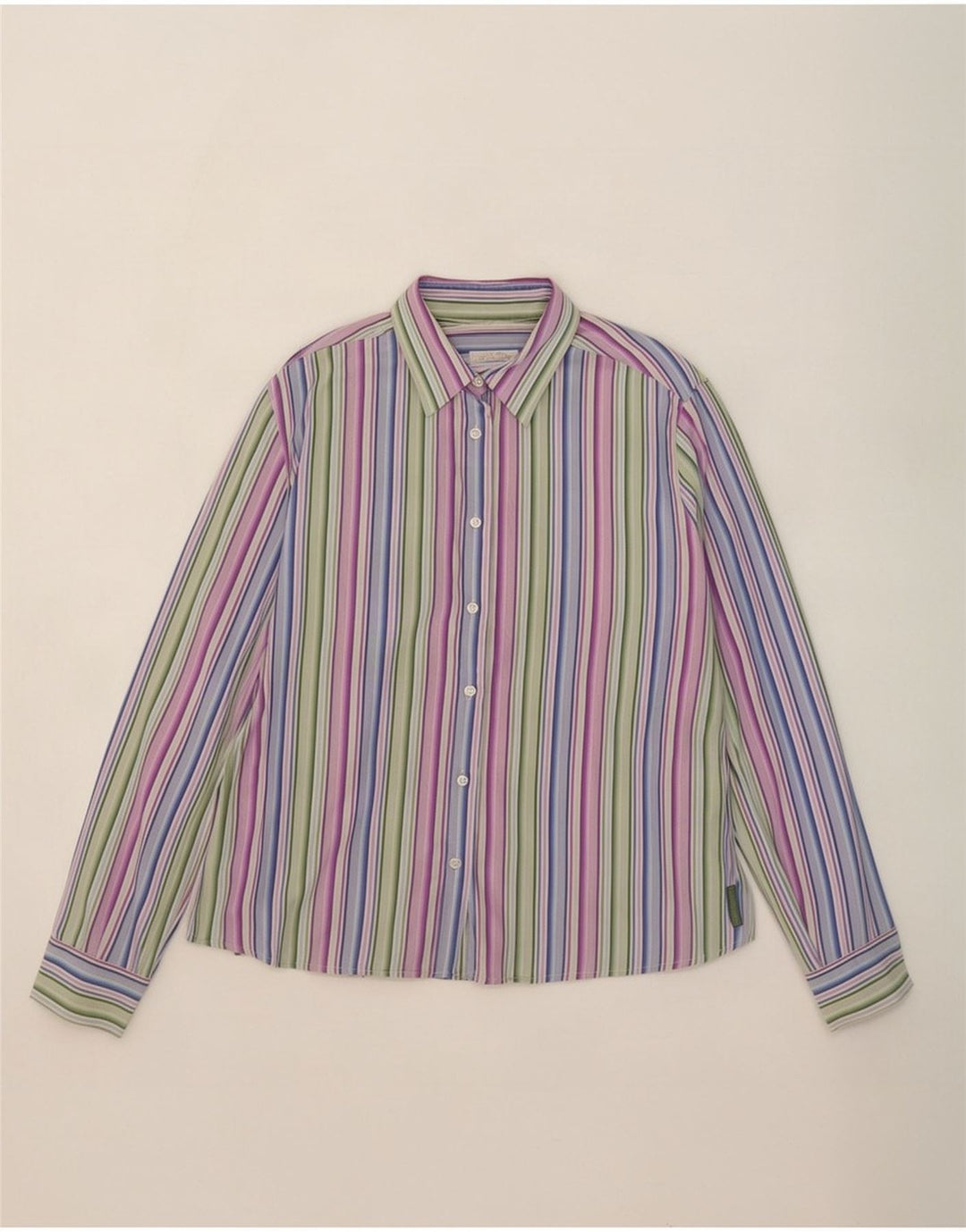 Camicia da yachting da donna Paul & Shark IT 44 media a righe multicolore