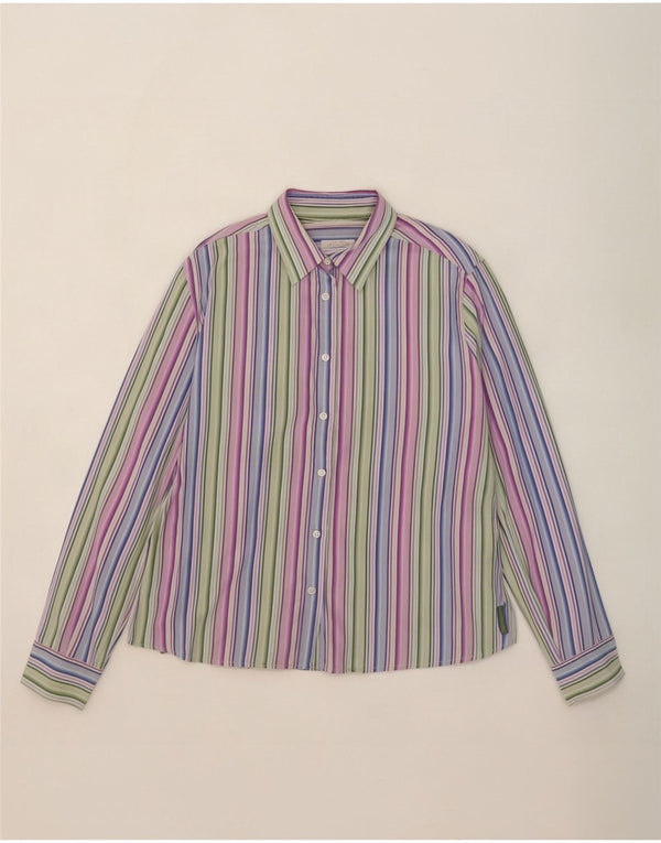 Camicia da yachting da donna Paul & Shark IT 44 media a righe multicolore