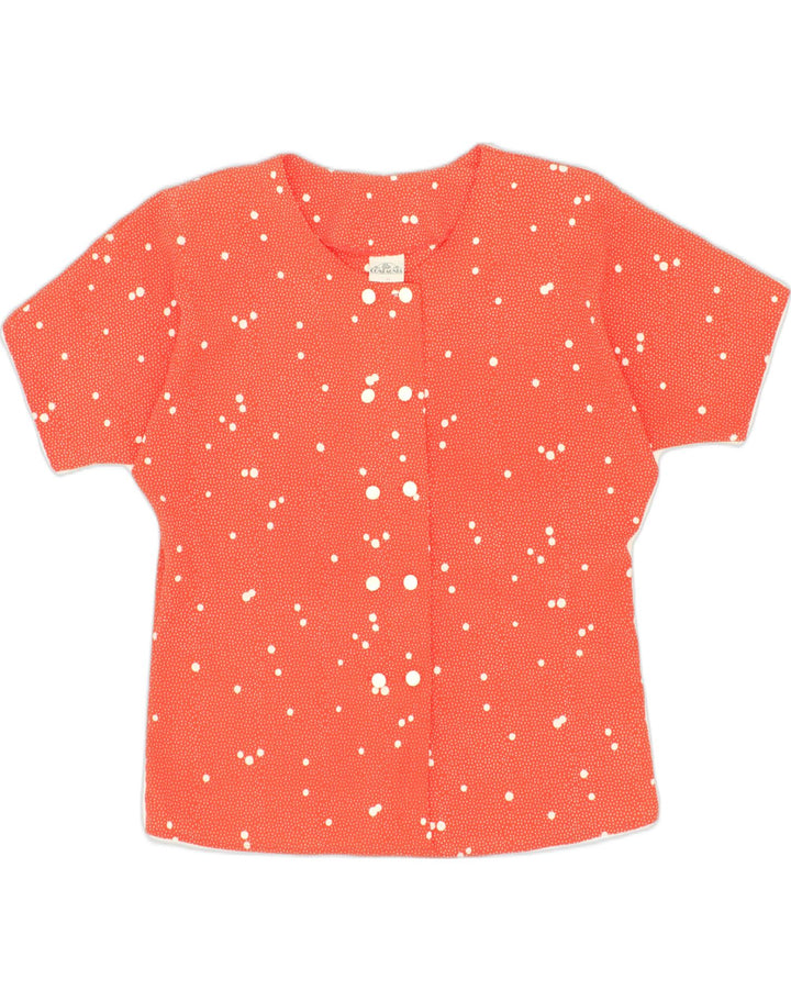 VINTAGE Womens Shirt Blouse EU 38 Medium Red Spotted Polyester | Vintage Vintage | Thrift | Second-Hand Vintage | Used Clothing | Messina Hembry 
