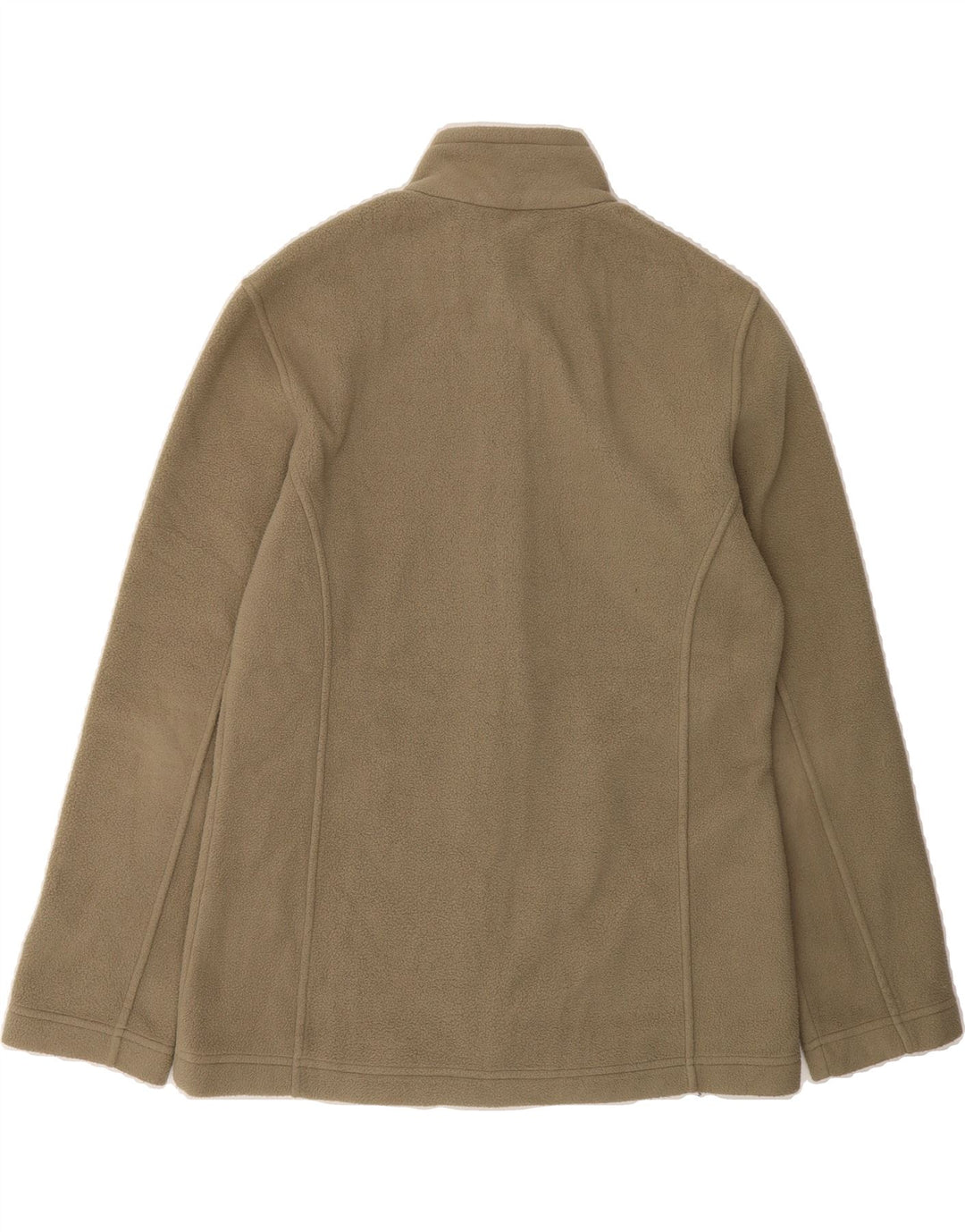 TIMBERLAND Womens Fleece Jacket UK 14 Medium Khaki Polyester Vintage Timberland and Second-Hand Timberland from Messina Hembry 