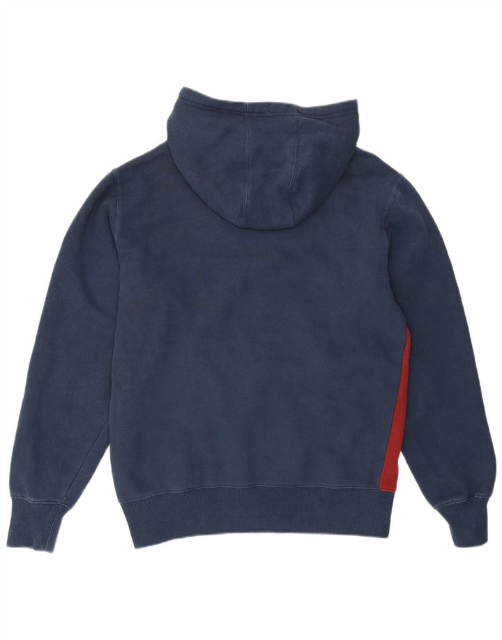 Felpa con cappuccio da uomo Ellesse, cotone color block medio blu navy