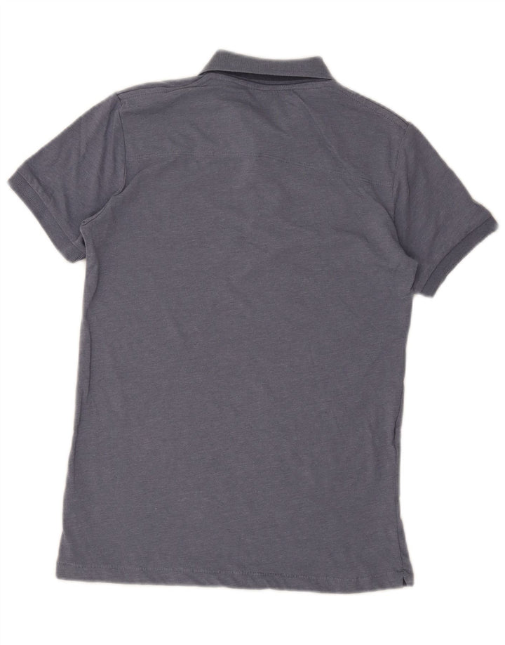 FRENCH CONNECTION Polo da uomo piccola in cotone blu