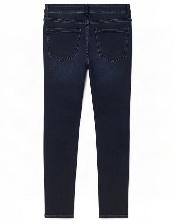 Marks & Spencer Donna The Ivy Skinny Jeans UK 12 Medio W30 L28 Blu Navy