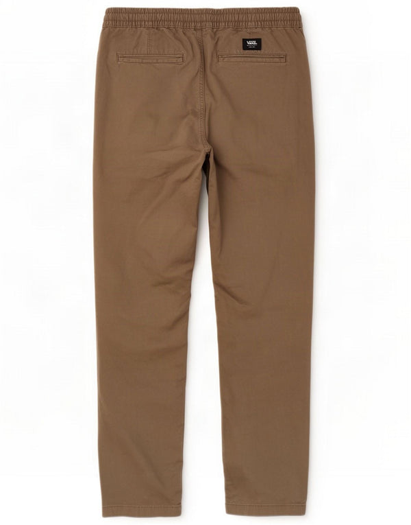 Pantaloni chino rilassati da ragazzo Vans 14-15 anni XL W30 L27 Marrone Cotone