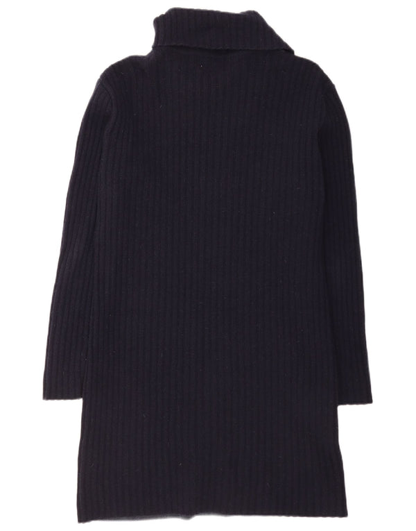 Abito maglione a maniche lunghe da donna Barbour UK 14 Grande blu navy geometrico
