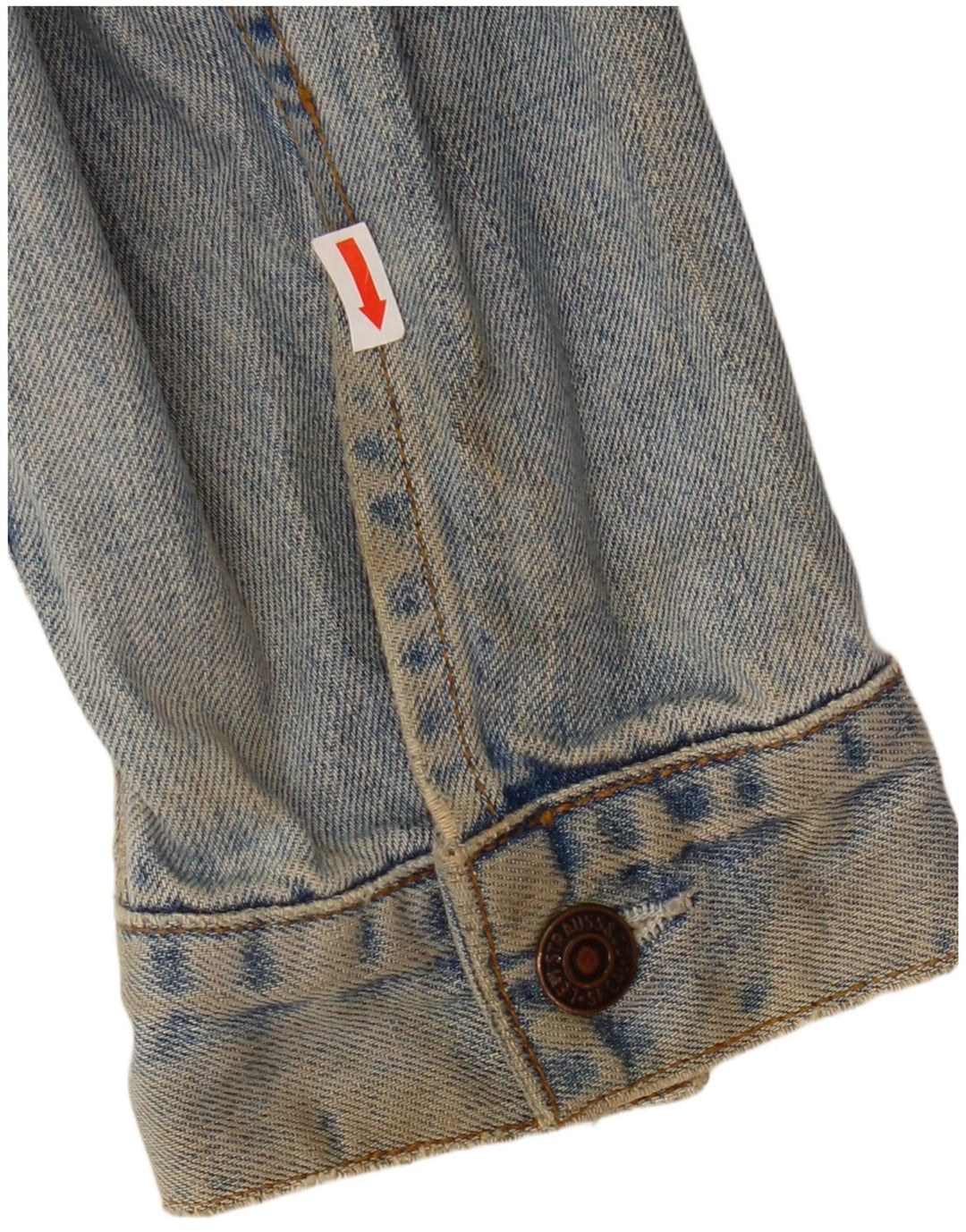 Giacca di jeans da uomo Levi's UK 40 grande cotone blu