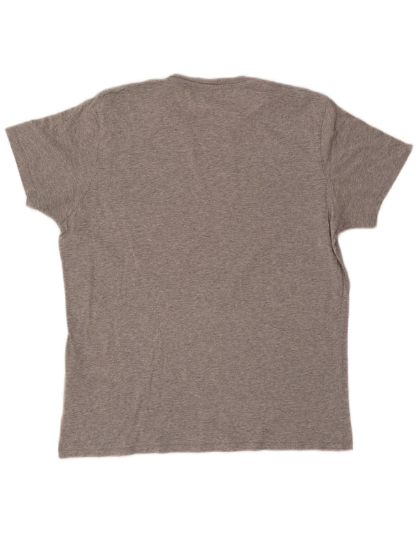T-shirt grafica da uomo Levi's Peanuts Top grande in cotone chiazzato grigio