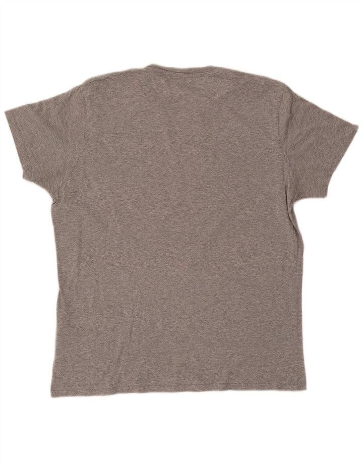 T-shirt grafica da uomo Levi's Peanuts Top grande in cotone chiazzato grigio