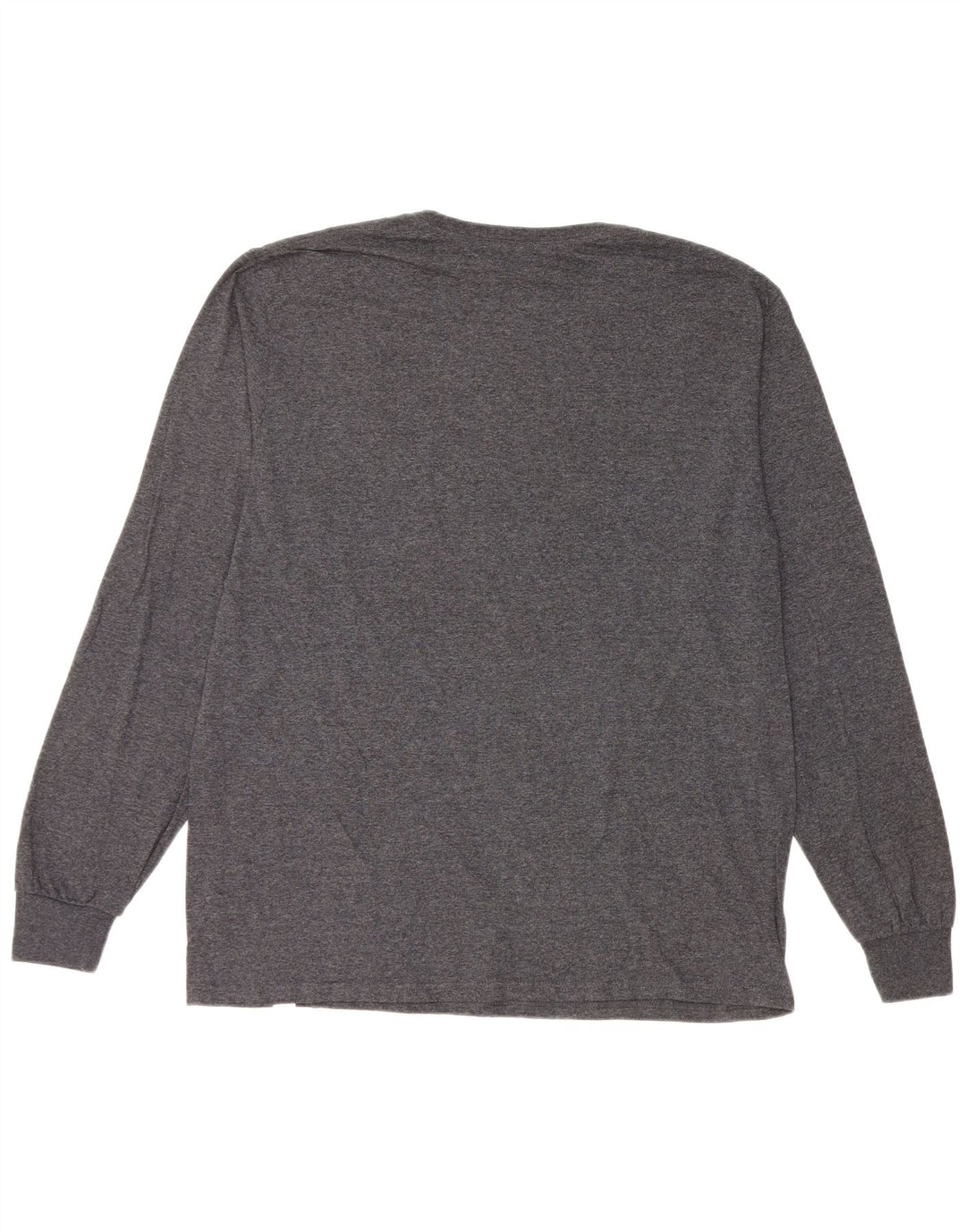 RUSSELL ATHLETIC Maglia da uomo a maniche lunghe grande in cotone grigio