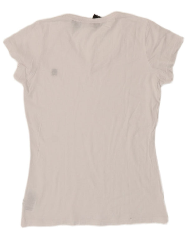 T-shirt da donna G-Star Top UK 12 cotone bianco medio