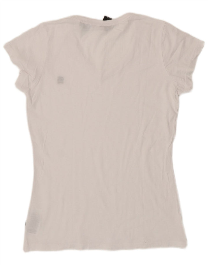 T-shirt da donna G-Star Top UK 12 cotone bianco medio