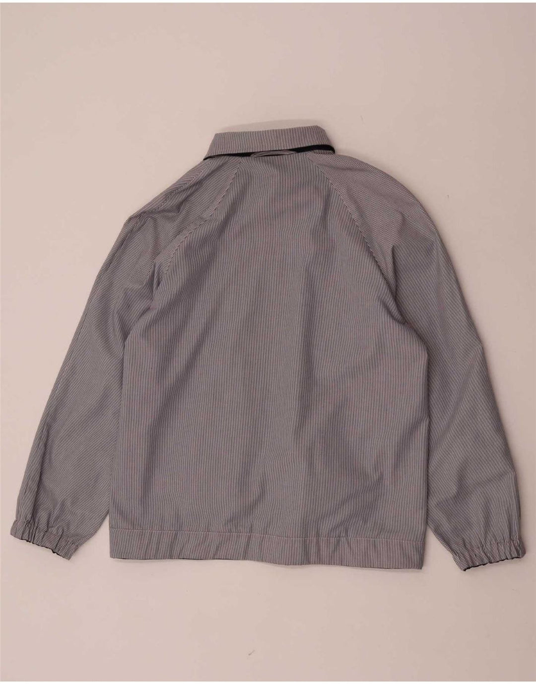 Giubbotto bomber reversibile vintage da donna EU 38 medio in poliestere blu navy
