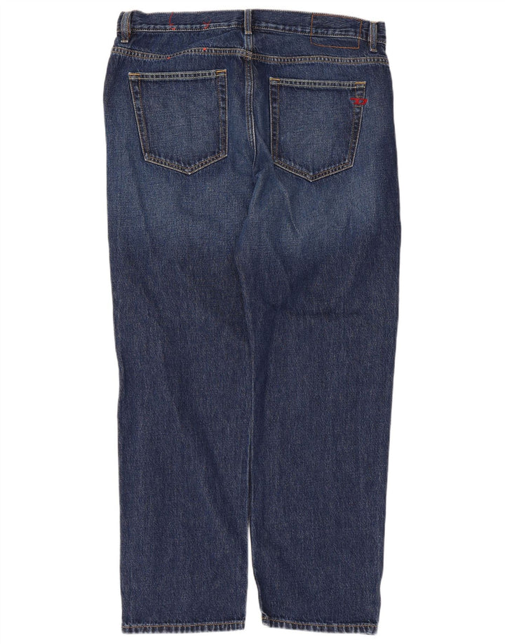 Jeans dritti da uomo Diesel W34 L28 cotone blu