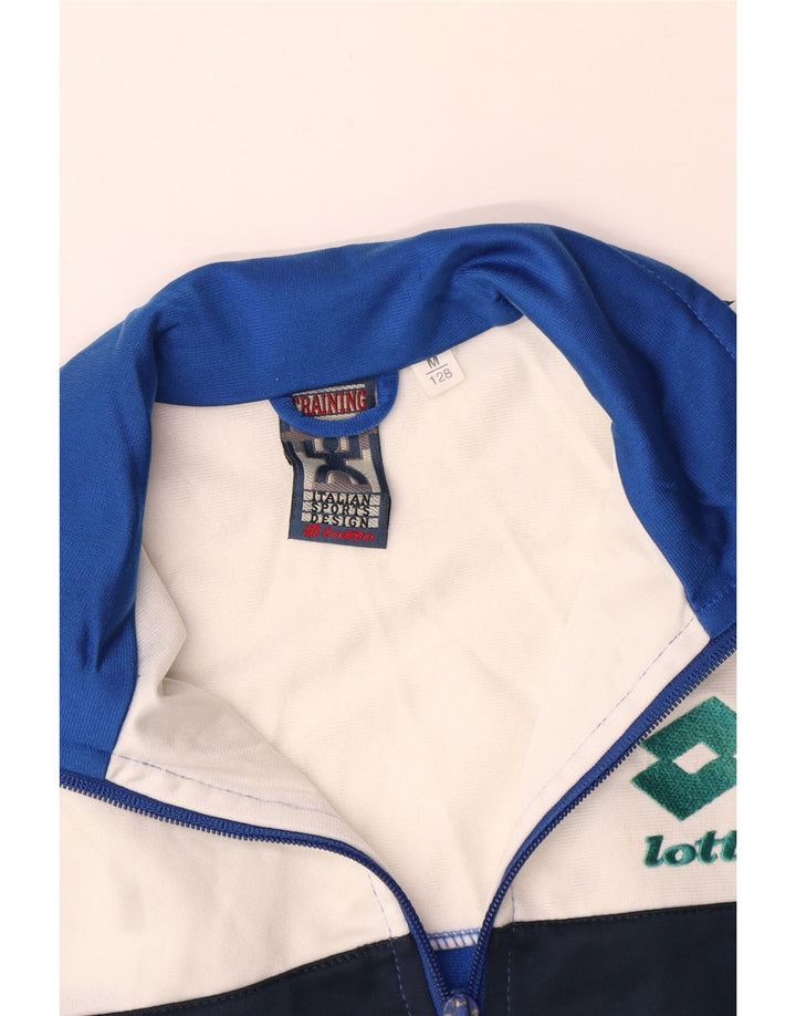 Giacca da tuta grafica da bambino Lotto 11-12 anni Colorblock blu medio