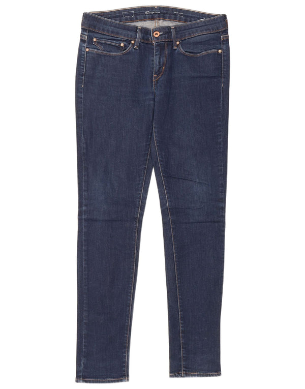 Levi's Jeans skinny da donna con leggera curva a vita moderna W27 L30 Blu navy
