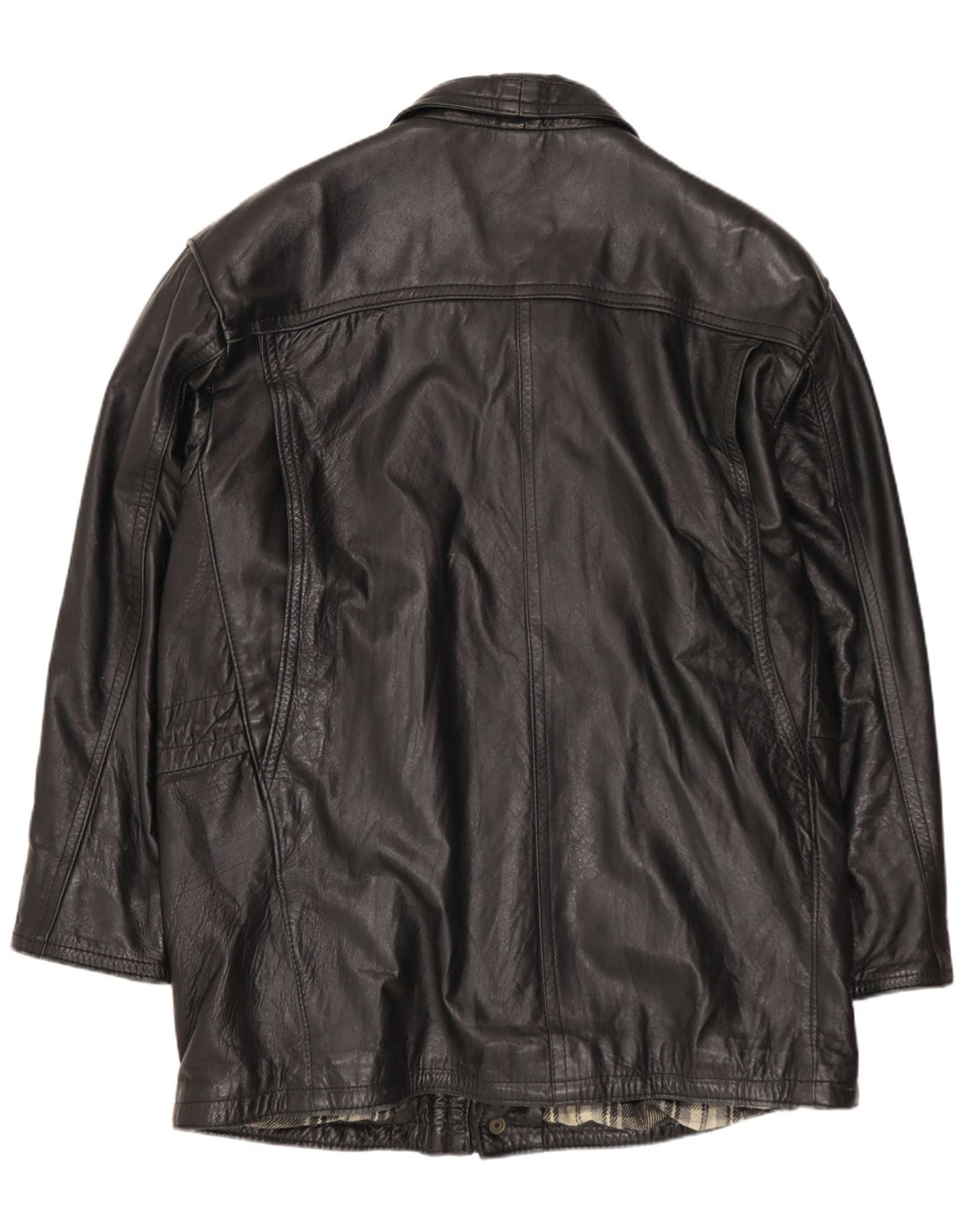 Giacca in pelle da uomo FLORENCE UK 40 grande in pelle nera